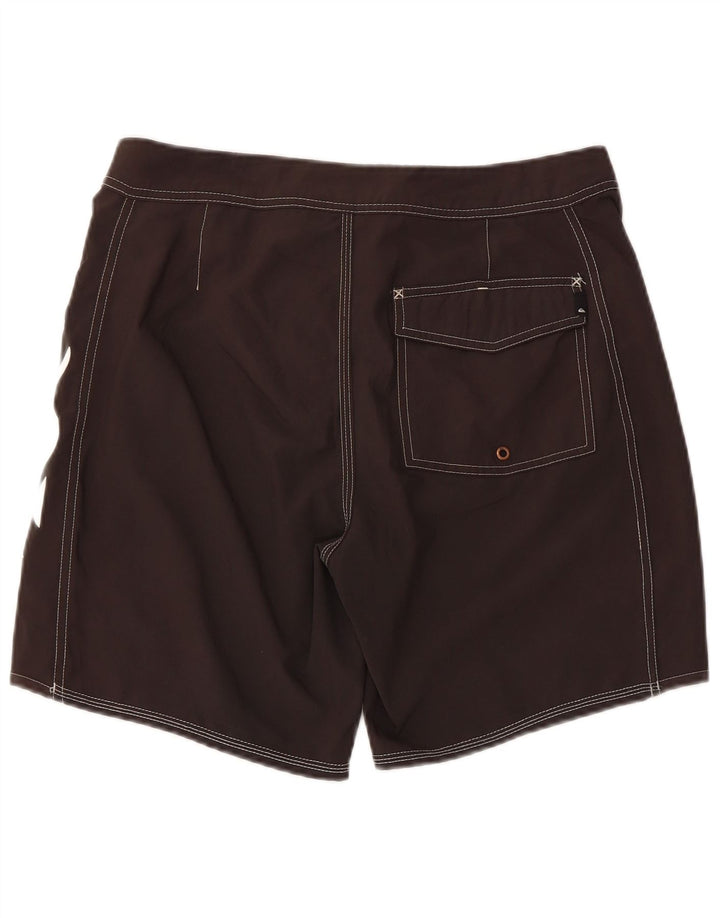 Pantaloncini da bagno grafici da uomo Quiksilver medio poliestere nero