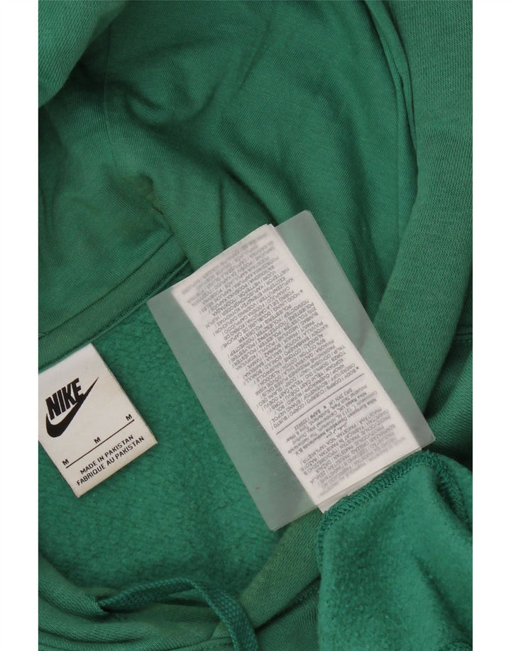 Felpa con cappuccio da uomo Nike in cotone verde medio