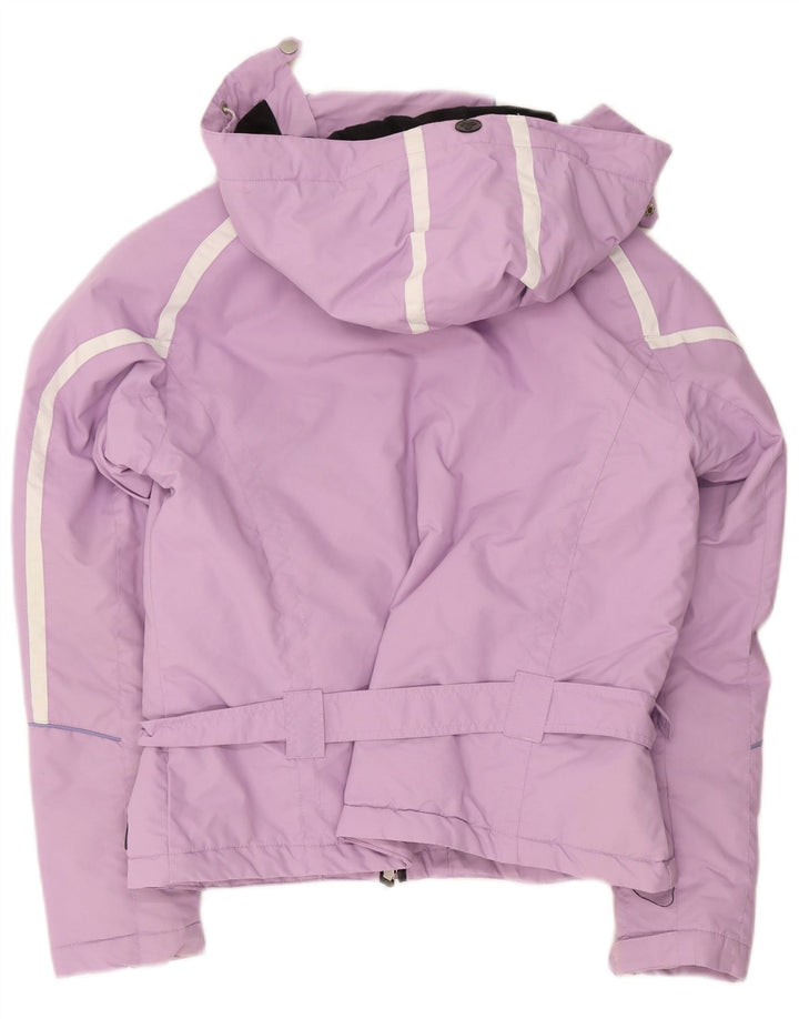 Giacca da sci con cappuccio da donna Brugi UK 16 Large Viola Colourblock Poliestere