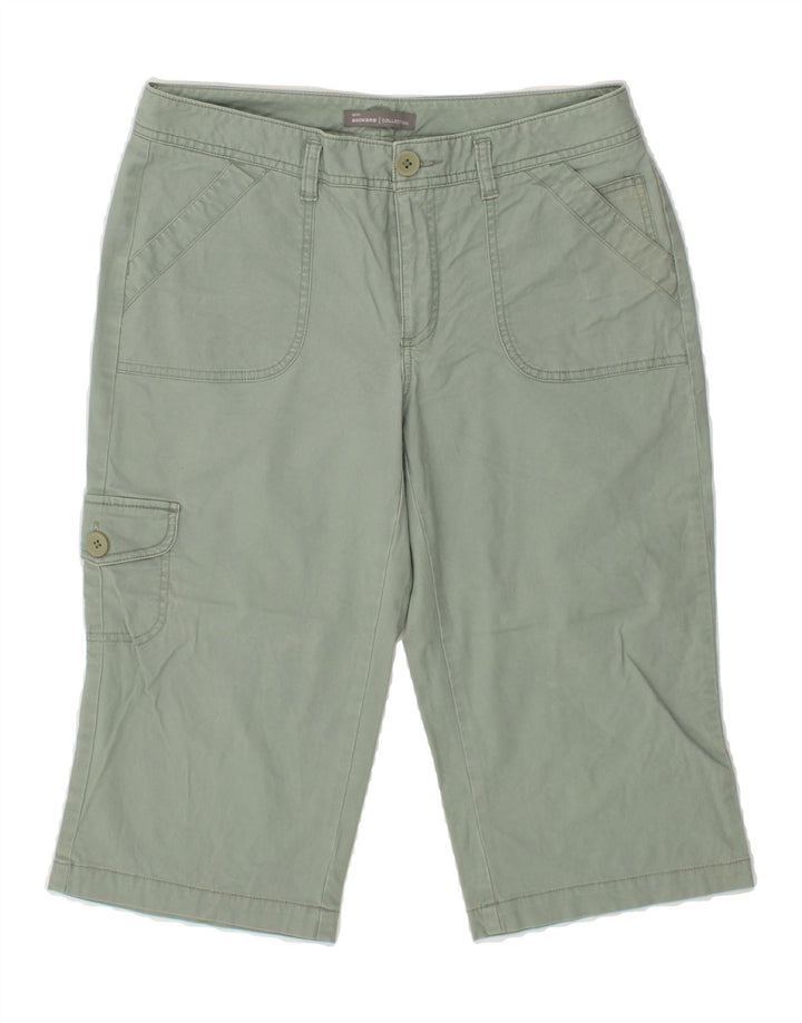 DOCKERS Womens Bermuda Shorts US 6 Medium W32 Green Cotton Vintage Dockers and Second-Hand Dockers from Messina Hembry 