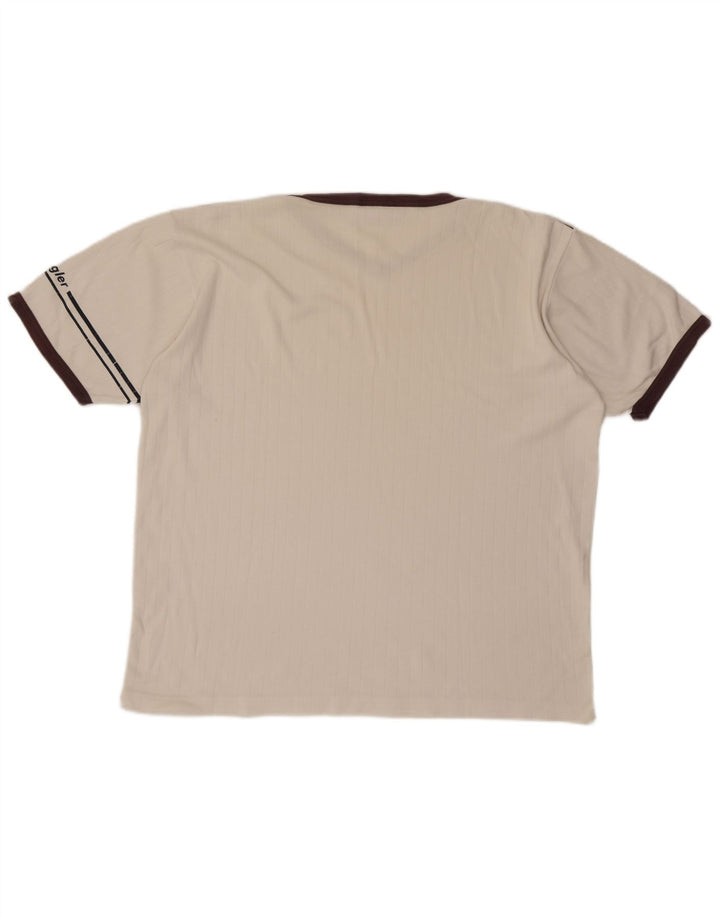 T-shirt da uomo Wrangler Top XL bianca color block
