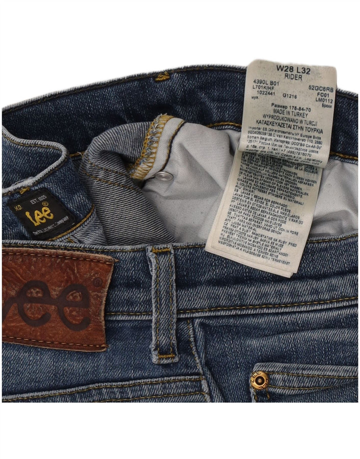 Jeans Lee Rider Slim da donna W28 L32 in cotone blu