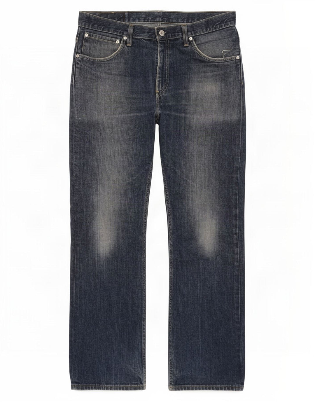Levi's Uomo 507 Jeans Bootcut W34 L34 Cotone Blu