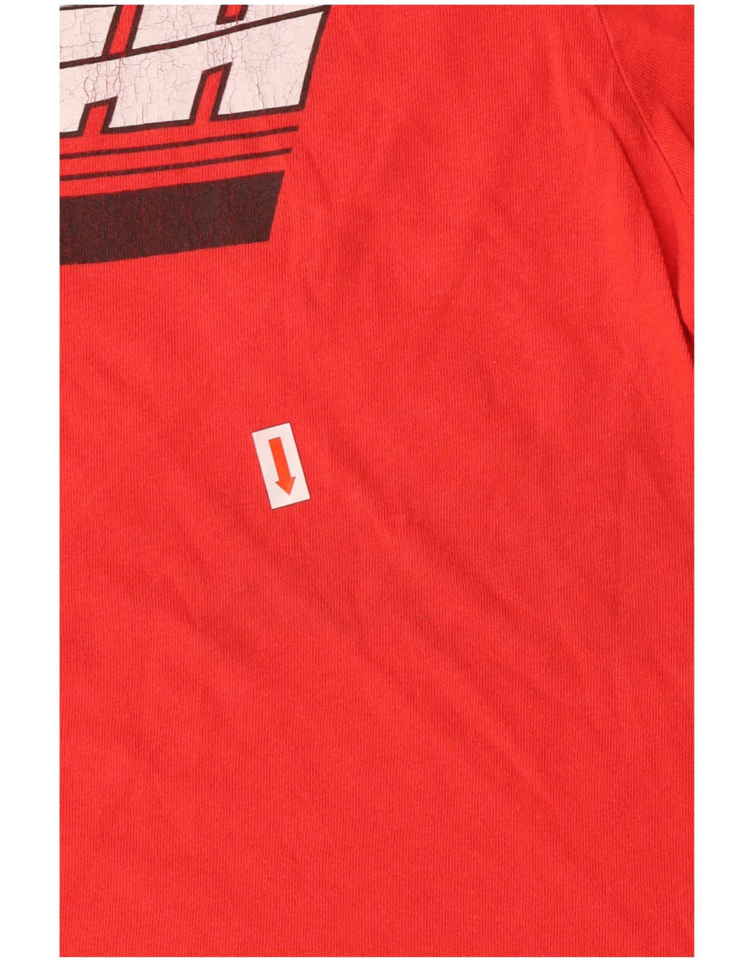 T-shirt grafica da uomo Puma Top Small in cotone rosso