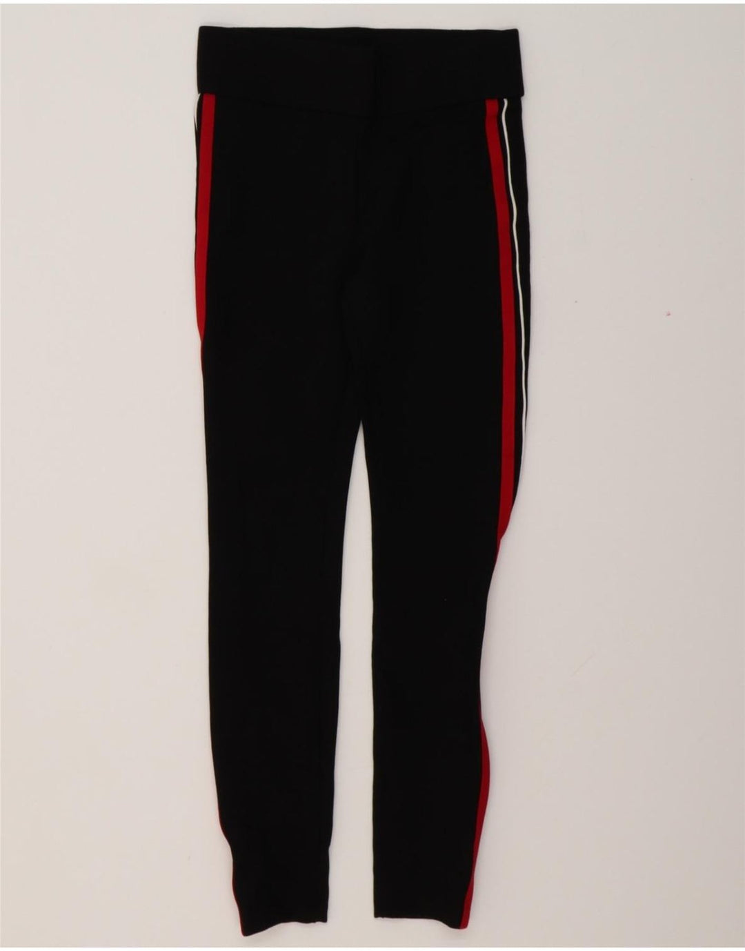 ZARA Womens Leggings UK 8 Small  Black