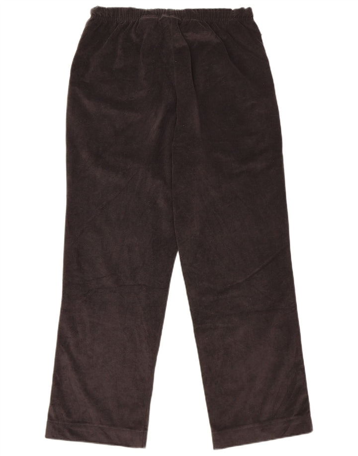 Pantaloni da tuta in velluto da donna Diadora UK 10 Small Grigio Poliestere
