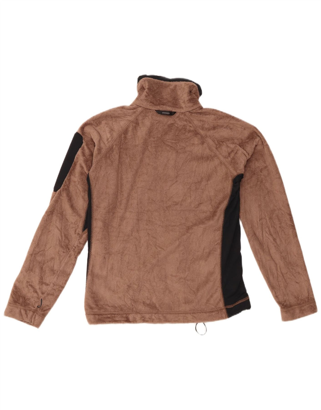 Giacca in pile da donna COLUMBIA UK 10 Small Marrone Colourblock Poliestere
