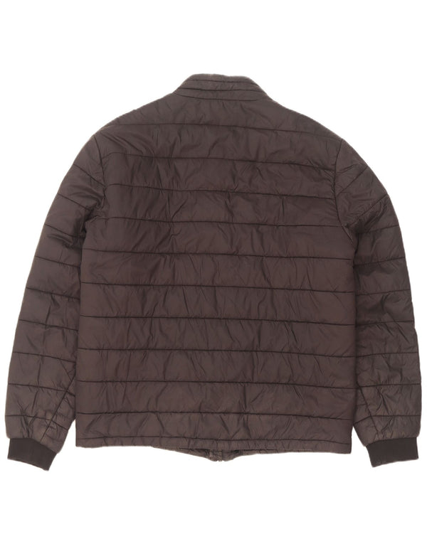 Giacca imbottita da uomo Zara UK 40 Large nera in poliammide