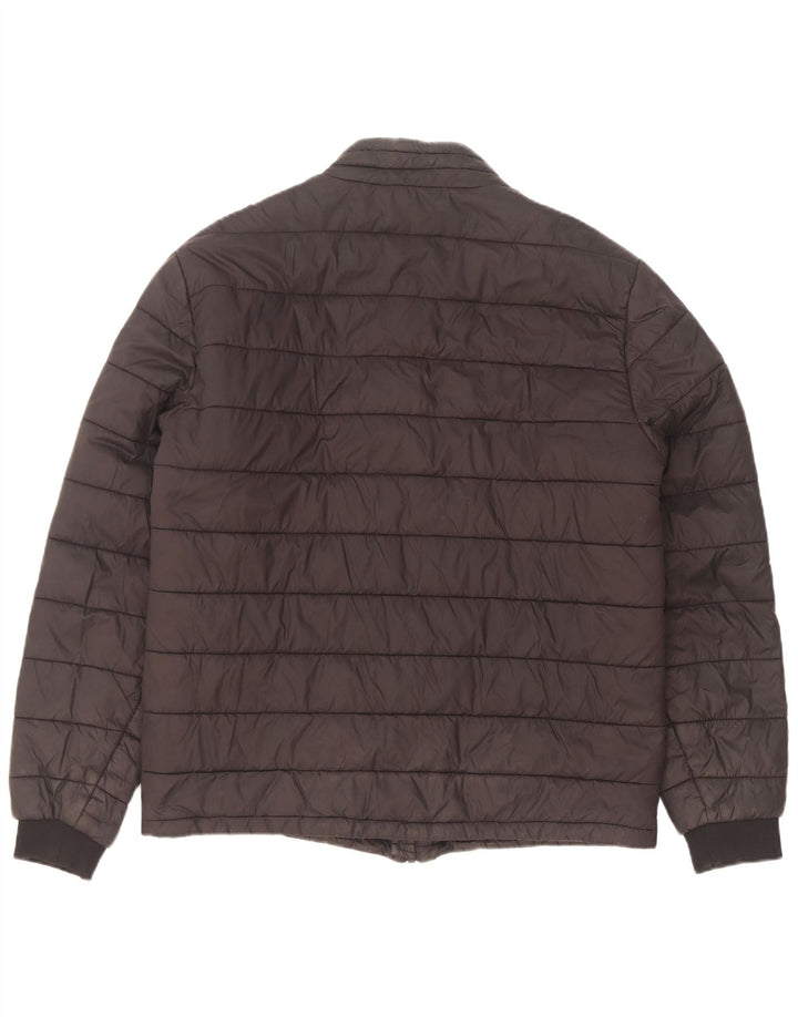 Giacca imbottita da uomo Zara UK 40 Large nera in poliammide