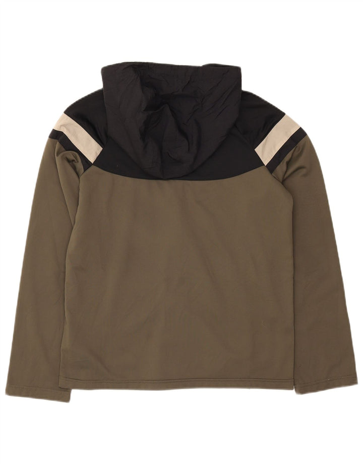 Giacca da tuta da ragazzo Nike 13-14 anni XL Verde Colourblock Poliestere