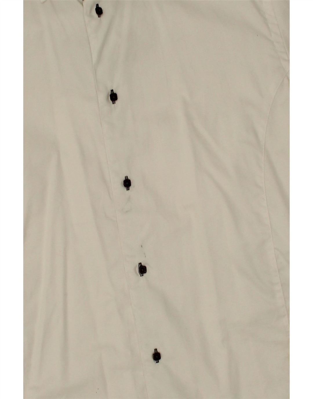 JULES Mens Slim Shirt Size 39 40 Medium White Cotton Vintage Jules and Second-Hand Jules from Messina Hembry 
