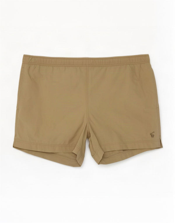 Pantaloncini da bagno da uomo Polo Ralph Lauren in cotone kaki medio