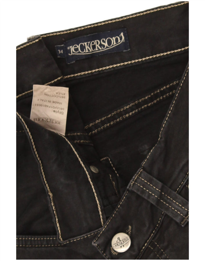 Jeans dritti da uomo Jeckerson W34 L34 cotone grigio