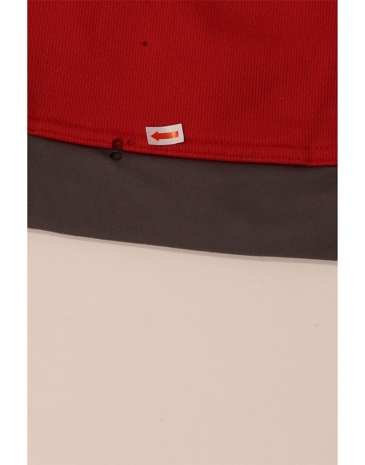 Giacca da tuta oversize da donna Diadora UK 10 Small Red Colourblock