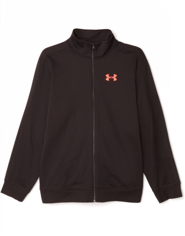 Giacca da tuta da ragazzo Under Armour 14-15 anni XL poliestere nero