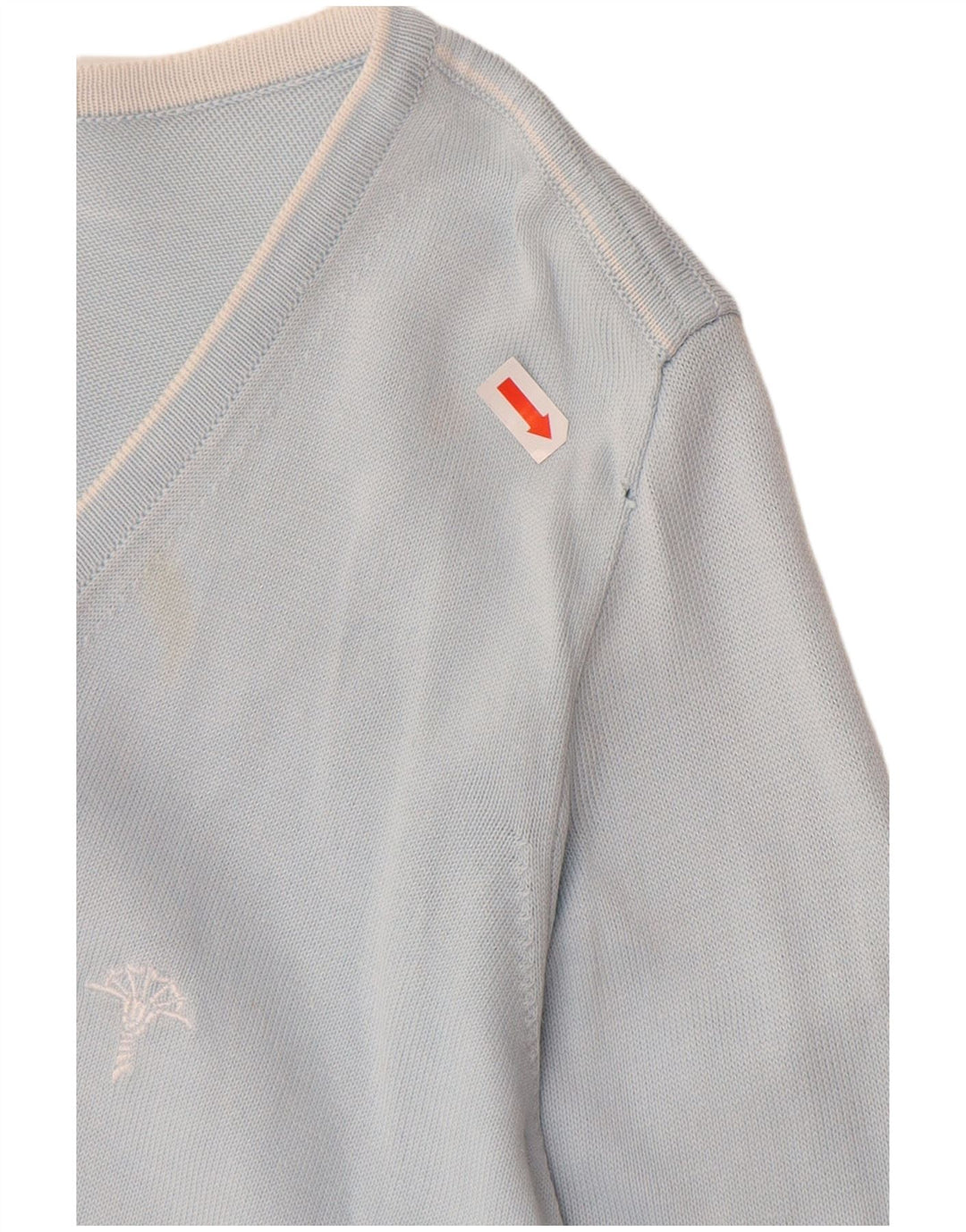 JOOP Maglione da donna con scollo a V EU 38 Cotone blu medio