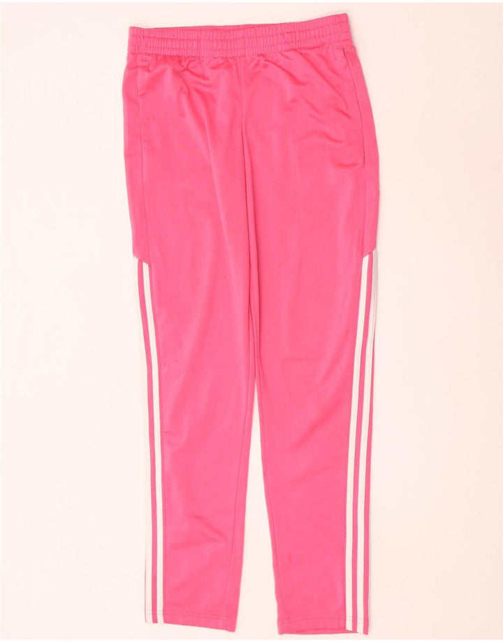 Pantaloni Tuta Bambina Adidas 14-15 Anni Poliestere Rosa