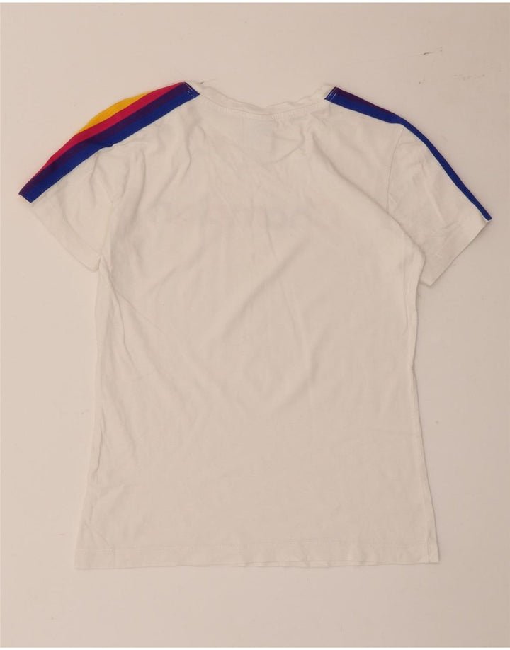 T-shirt grafica da donna Champion Top UK 12 a righe bianche medie