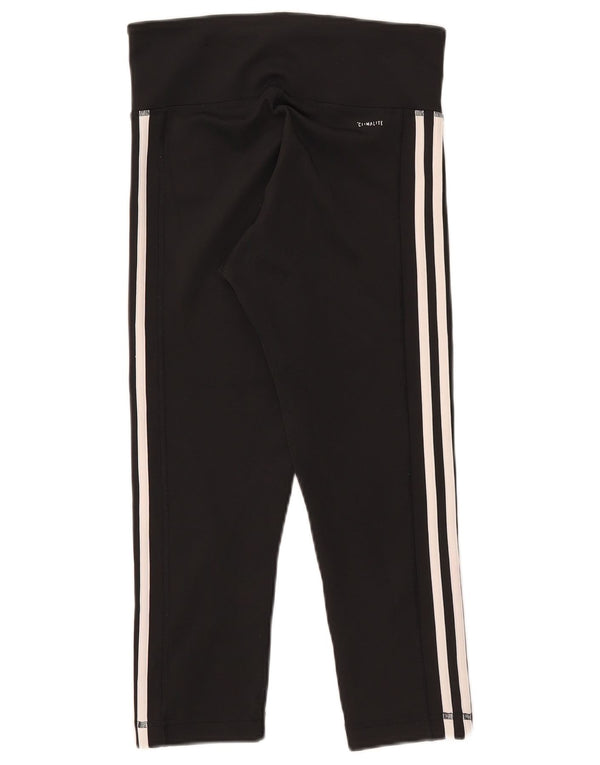 Leggings Adidas Climalite da donna UK 8/10 Piccolo poliestere nero