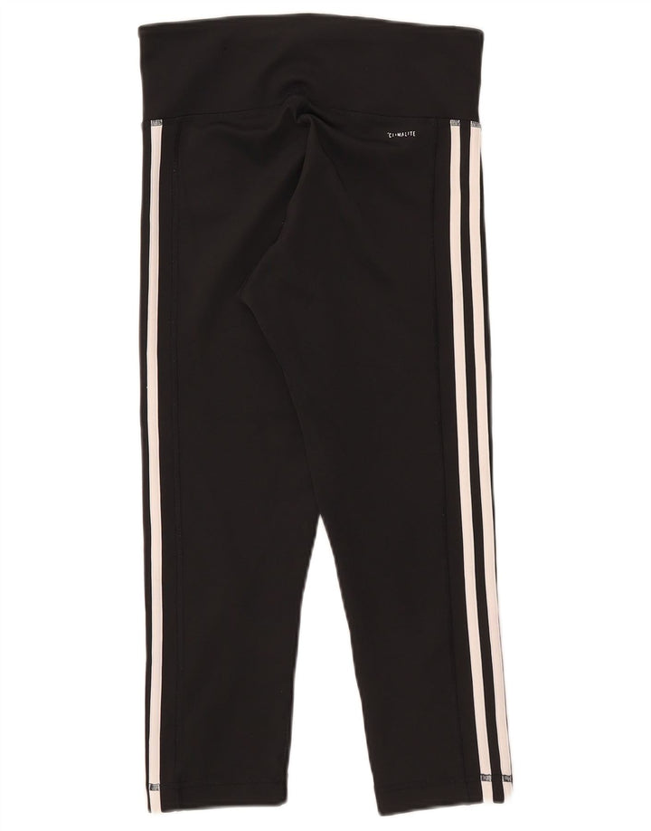 Leggings Adidas Climalite da donna UK 8/10 Piccolo poliestere nero