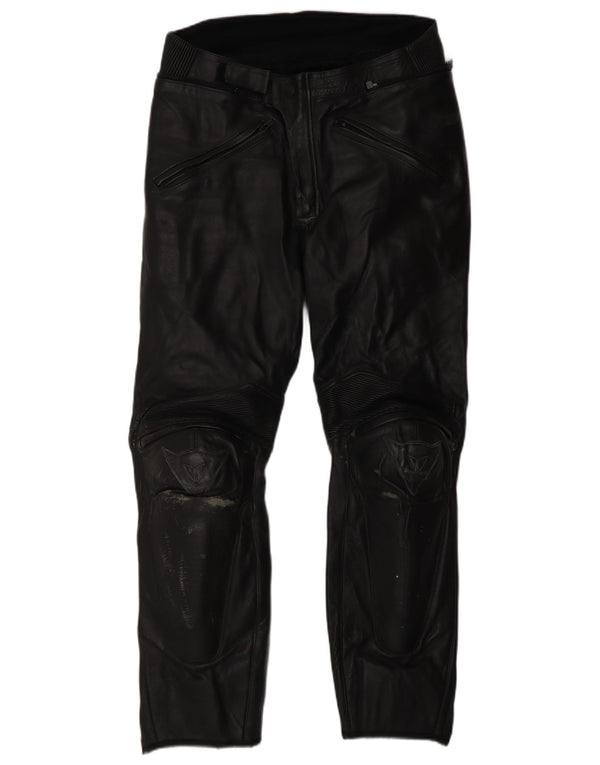 Pantaloni Moto Racer Da Uomo Dainese Taglia 50 Small W30 L30 Moto Nero