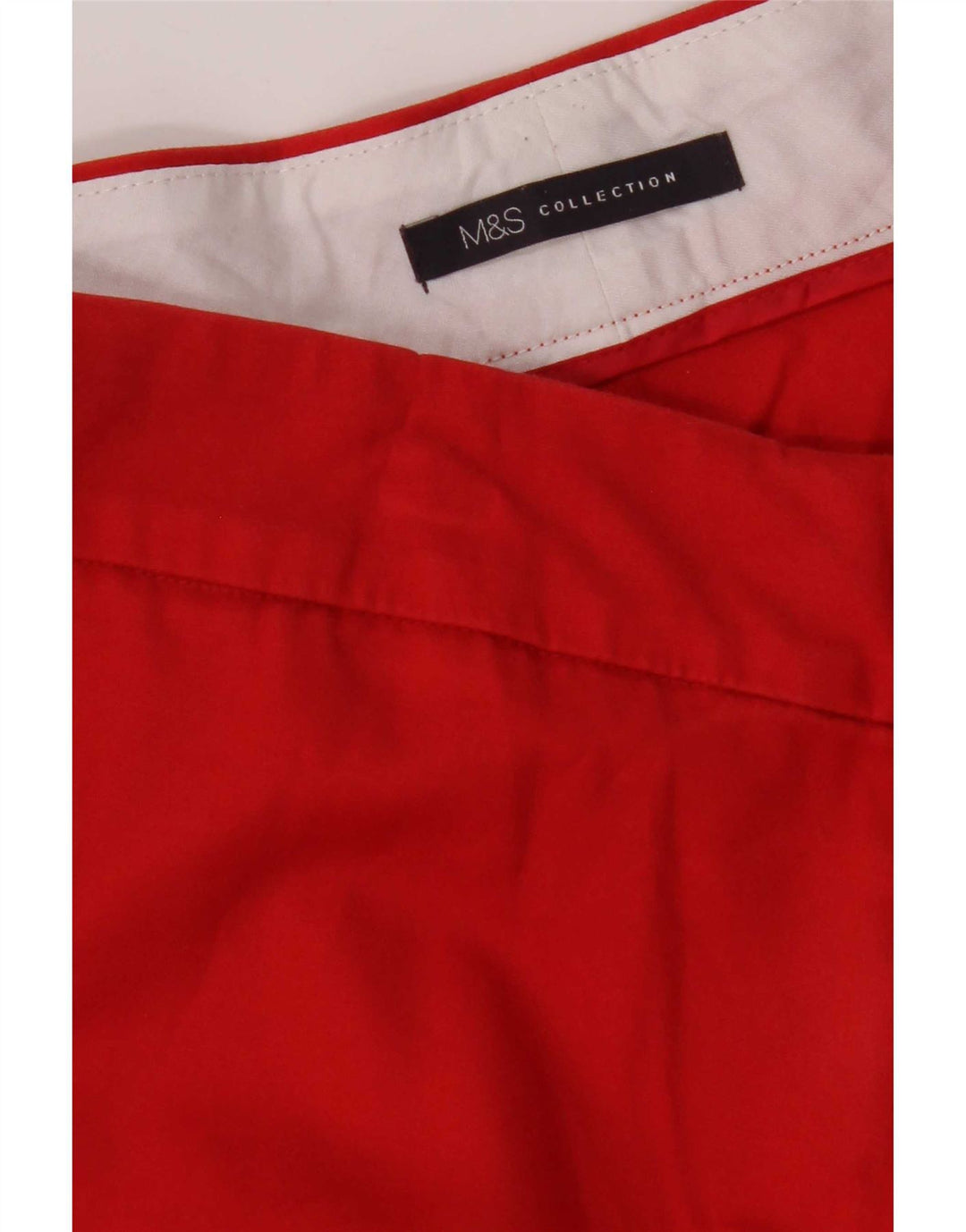 Pantaloni Capri dritti da donna Marks & Spencer W34 L22 Rossi