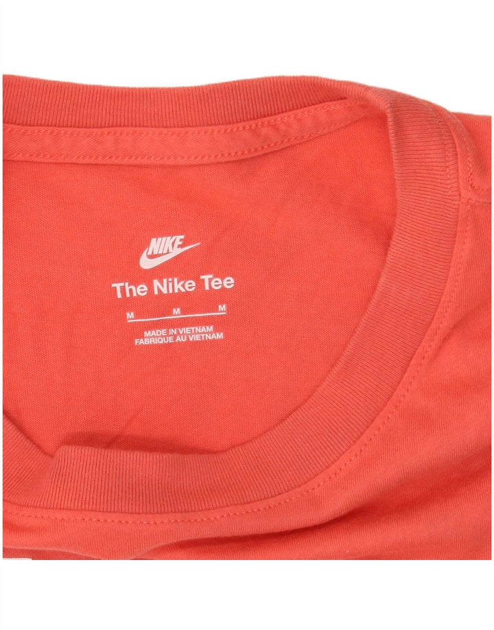 T-shirt grafica da donna Nike Top UK 14 arancione medio