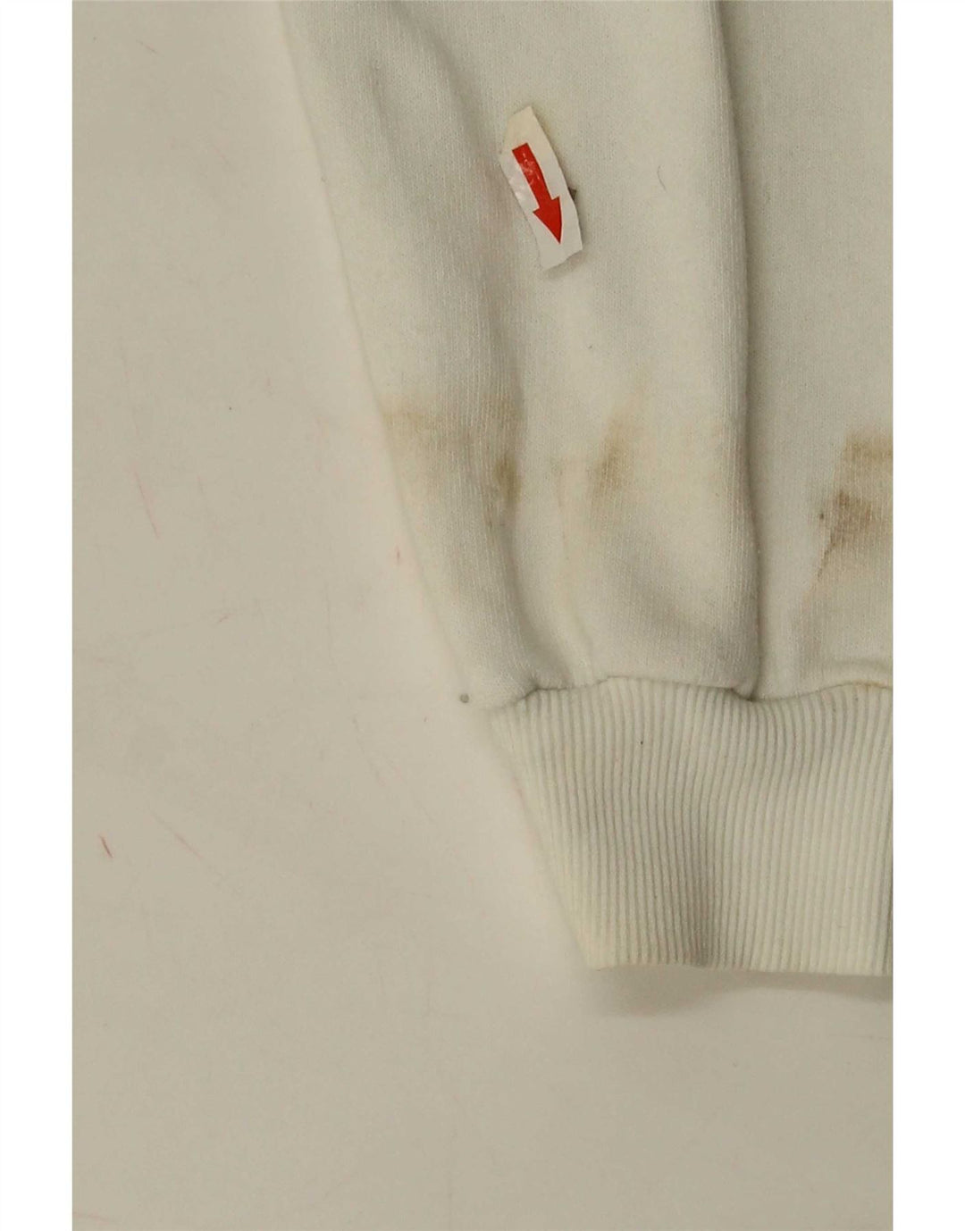 Felpa oversize grafica da donna Zara UK 10 piccola bianca