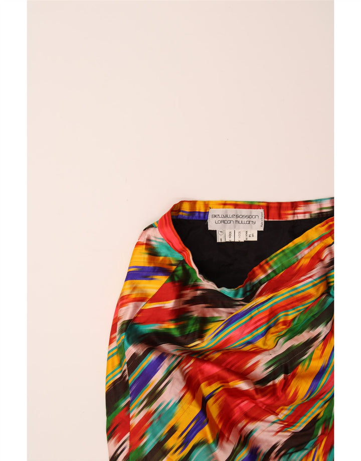BELLVILLE SASSOON Womens Straight Skirt UK 14 Medium W30 Multicoloured Vintage Bellville Sassoon and Second-Hand Bellville Sassoon from Messina Hembry 