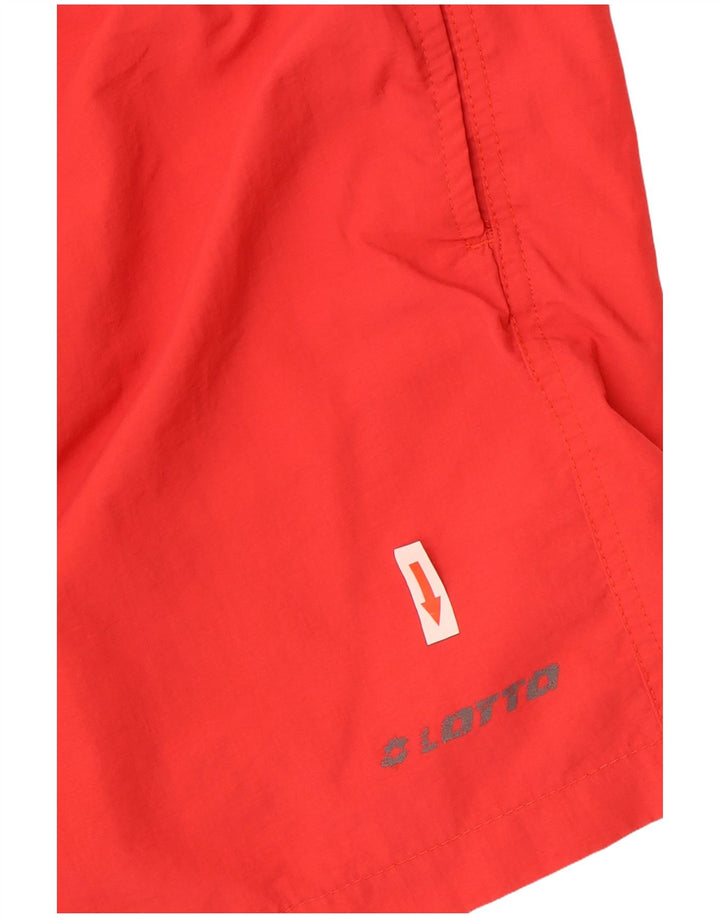 Pantaloncini da bagno da uomo Lotto rosso medio