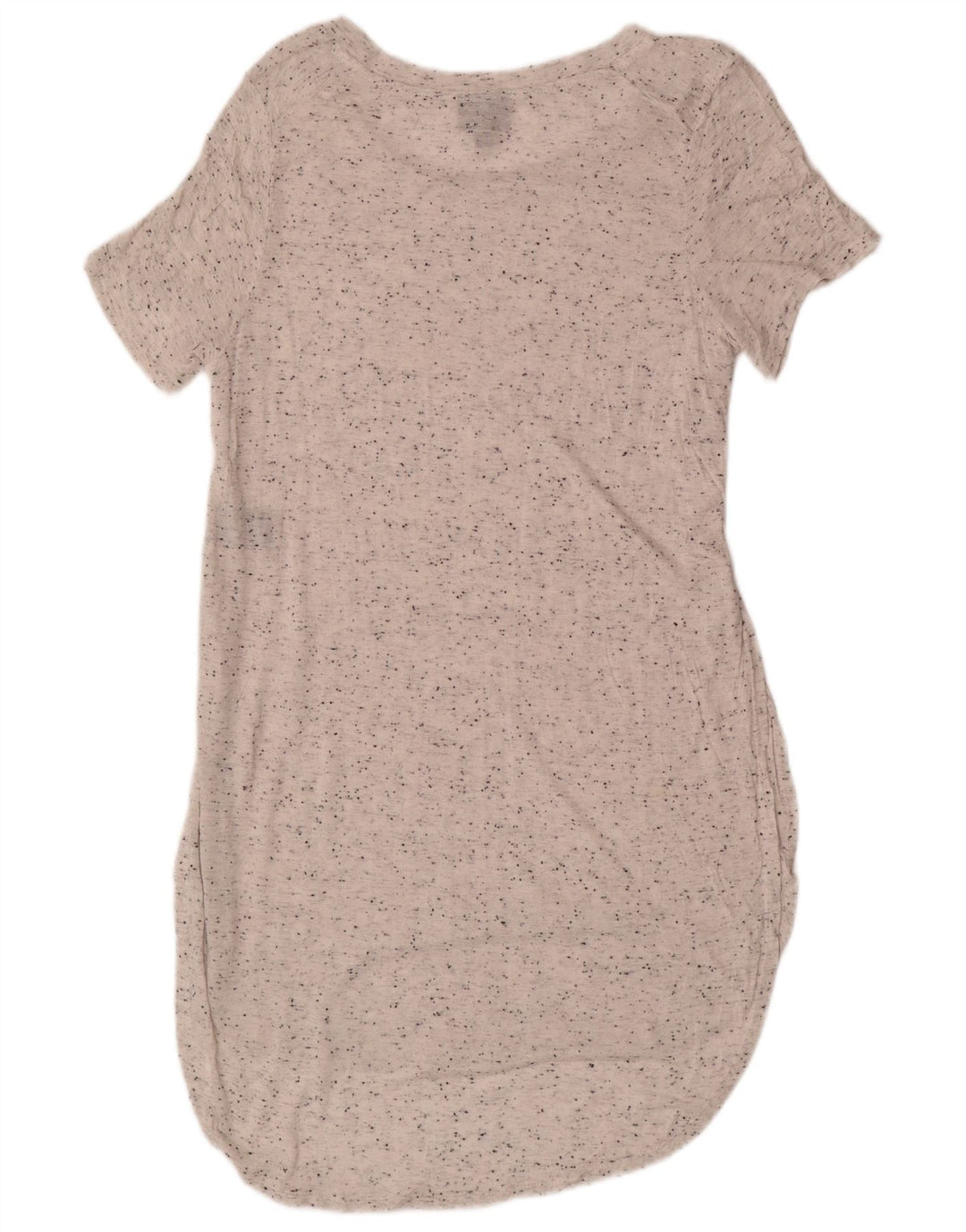 Abito t-shirt da donna MOSSIMO UK 12 Rayon chiazzato bianco medio