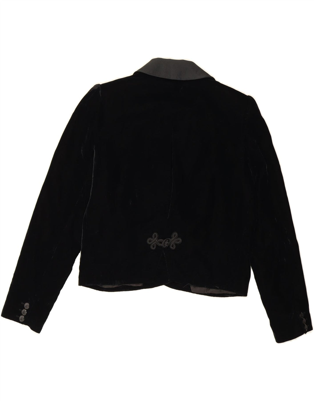 VALENTINO Giacca blazer doppiopetto corta da donna IT 42 media nera