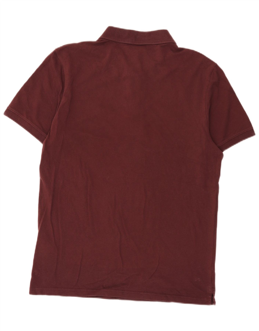 Polo da uomo Lyle & Scott grande in cotone bordeaux