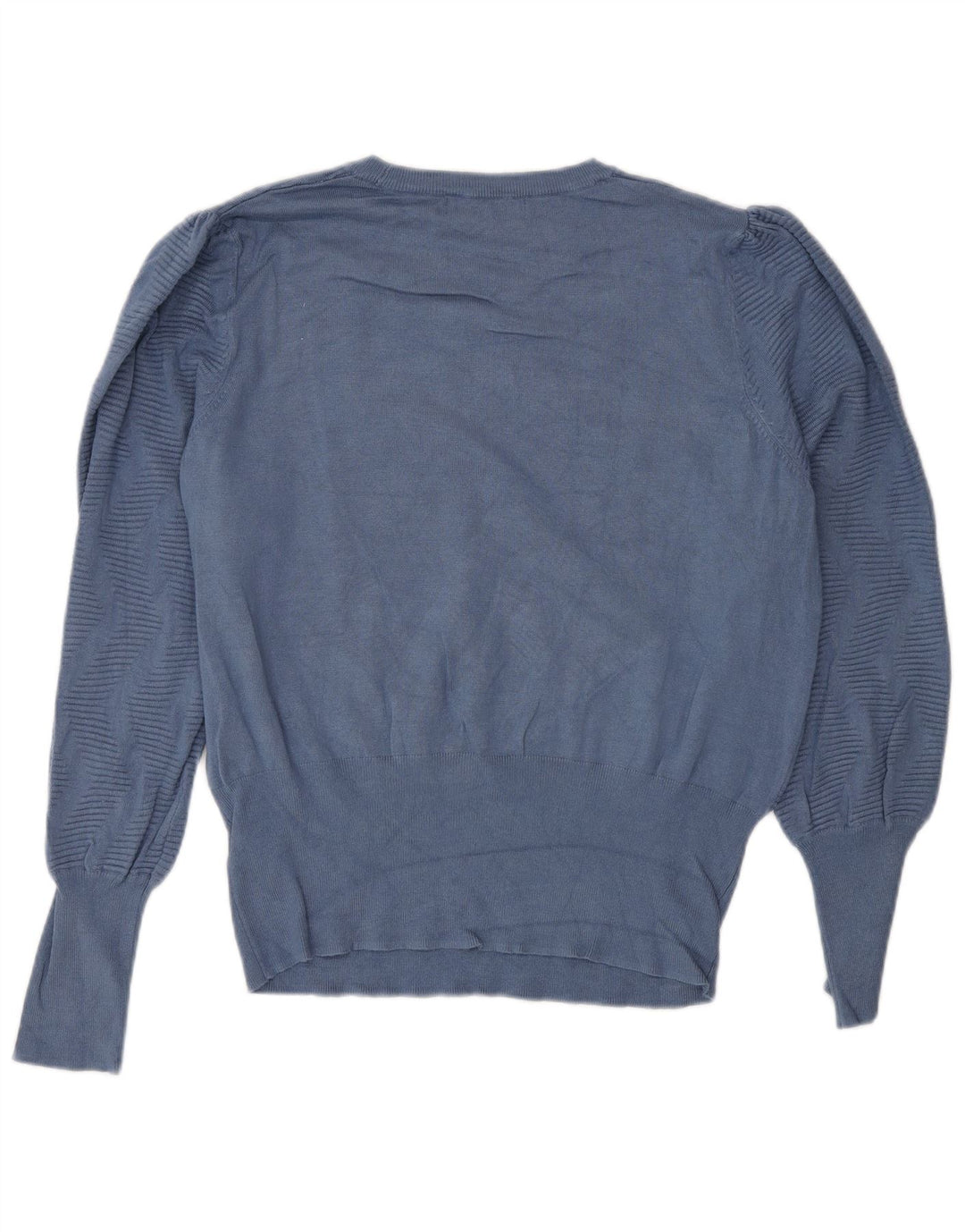 Maglione maglione girocollo da donna Marks & Spencer UK 16 grande blu