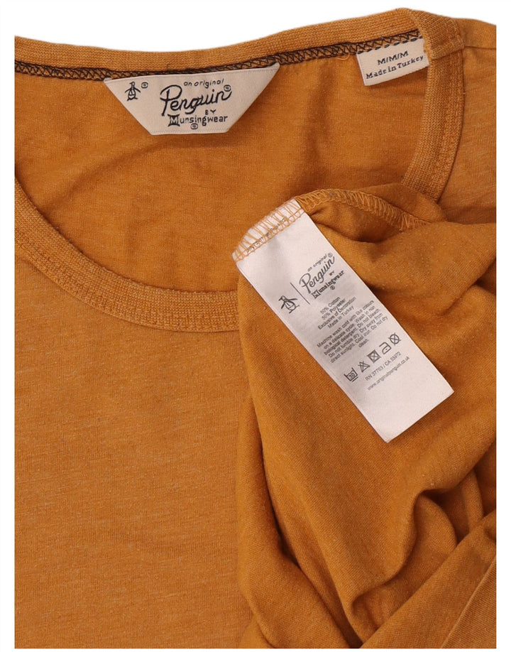 T-shirt da uomo Penguin Top in cotone giallo medio