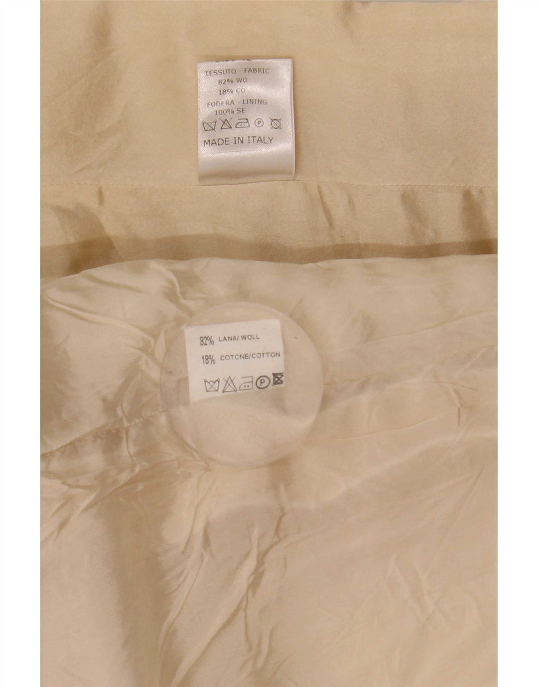 Set gonna 2 pezzi da donna Mila Schon IT 42 medio W26 lana beige