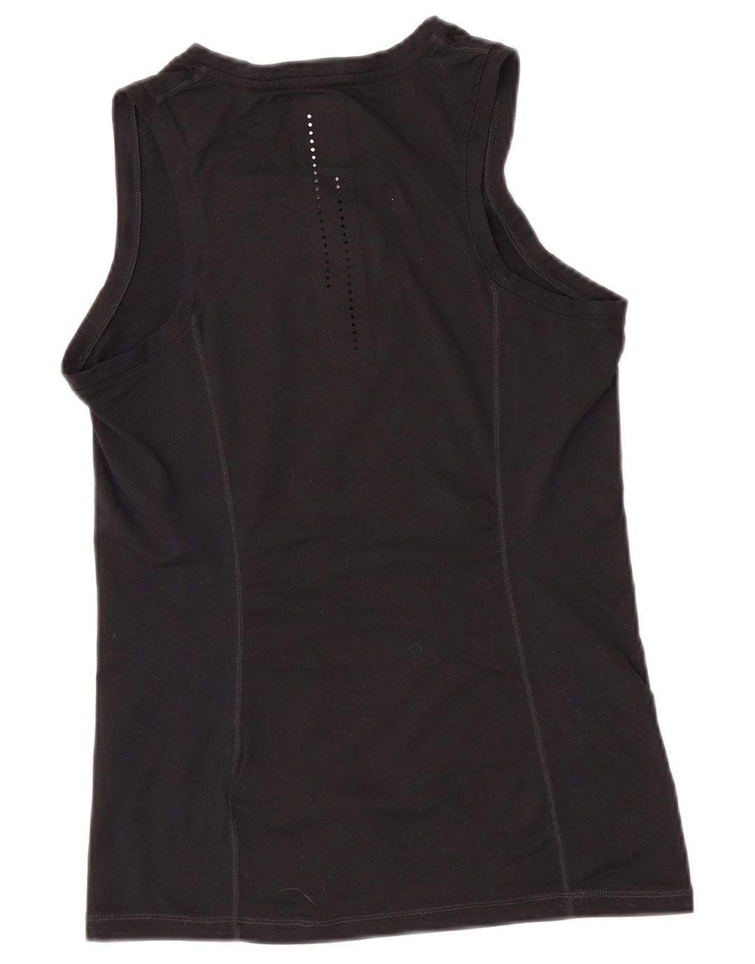 Canotta grafica Nike Dri Fit da donna UK 12 medio nero poliestere
