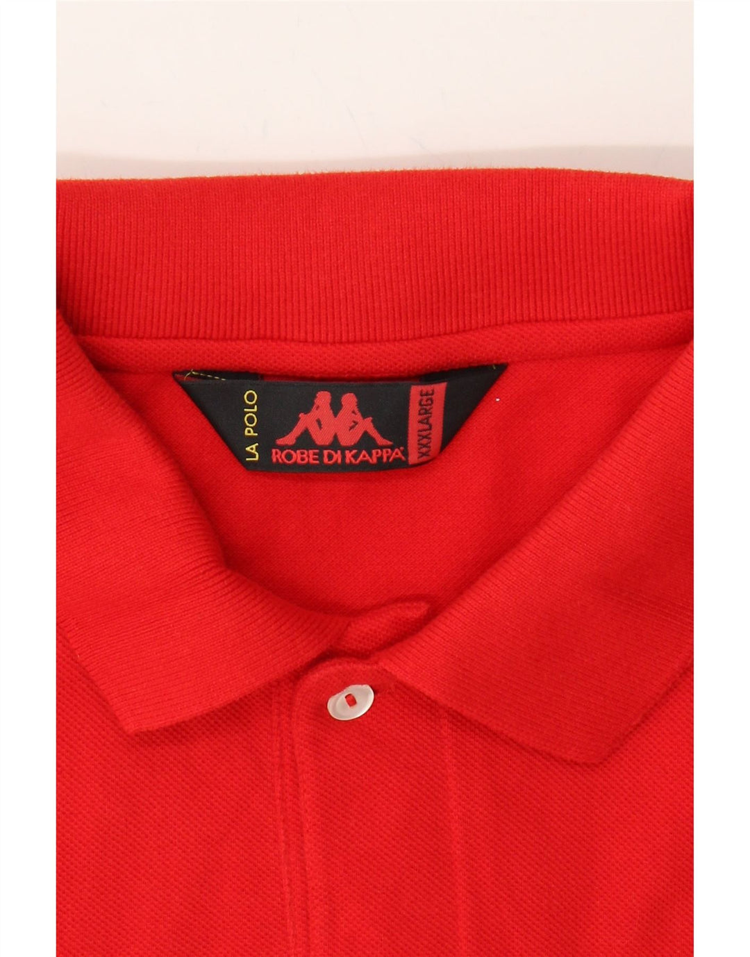KAPPA Mens Polo Shirt 3XL Red Cotton Vintage Kappa and Second-Hand Kappa from Messina Hembry 