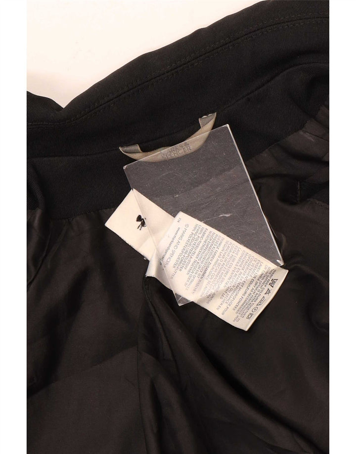 Cappotto da donna Marks & Spencer UK 12 medio nero poliestere