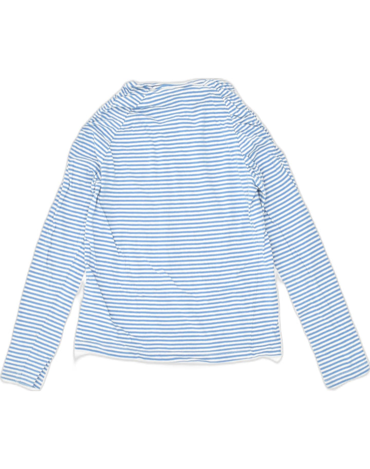 TOM TAILOR Girls Top Long Sleeve 9-10 Years Blue Striped Cotton | Vintage Tom Tailor | Thrift | Second-Hand Tom Tailor | Used Clothing | Messina Hembry 