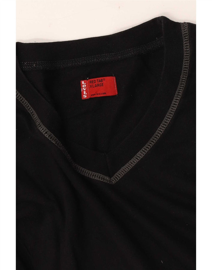 Maglietta Levi's da uomo a maniche lunghe XL nera