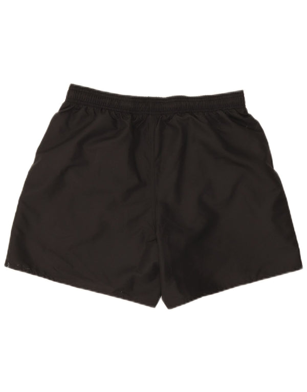 Pantaloncini sportivi da uomo ADIDAS grandi neri in poliestere