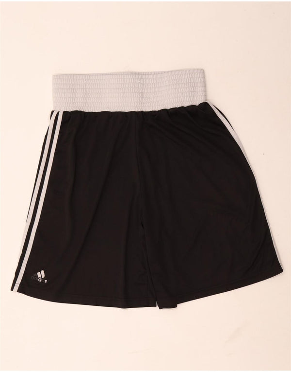 Pantaloncini sportivi Adidas da uomo a vita alta XL neri in poliestere color block