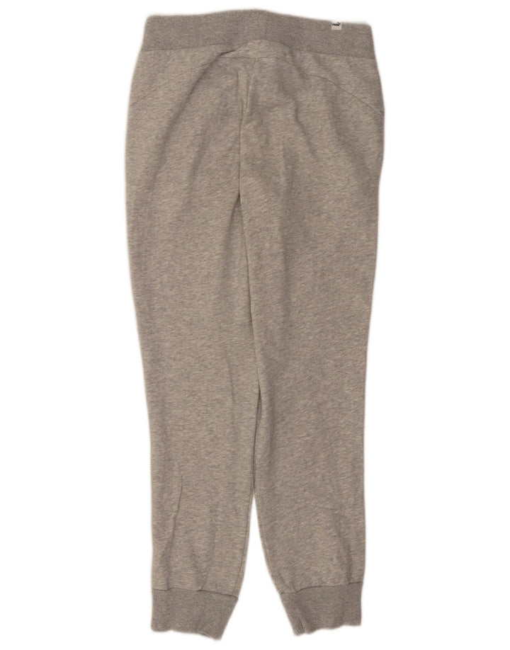 Pantaloni da tuta da donna Puma Joggers UK 12 Cotone grigio medio