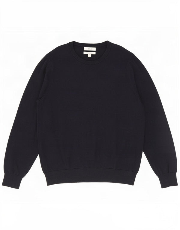 Maglione maglione girocollo da uomo Marks & Spencer 2XL cotone blu navy
