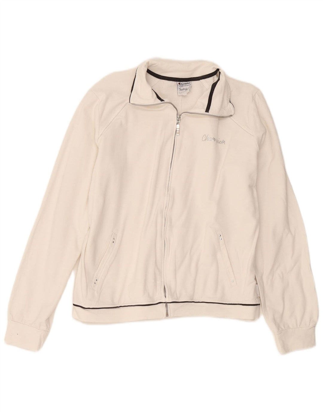 Giacca da tuta da donna Champion UK 18 XL Cotone bianco