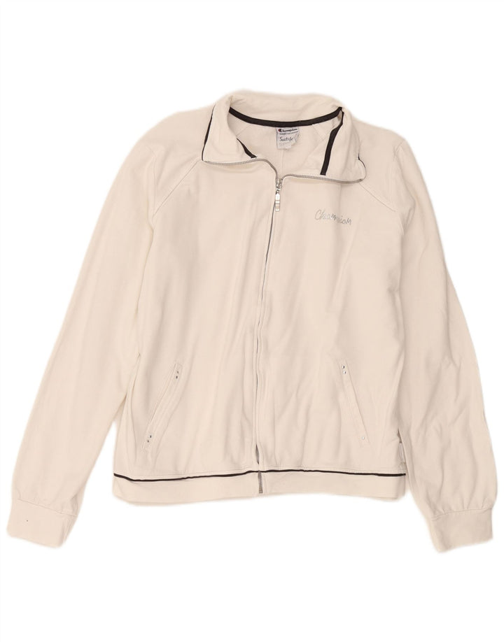 Giacca da tuta da donna Champion UK 18 XL Cotone bianco