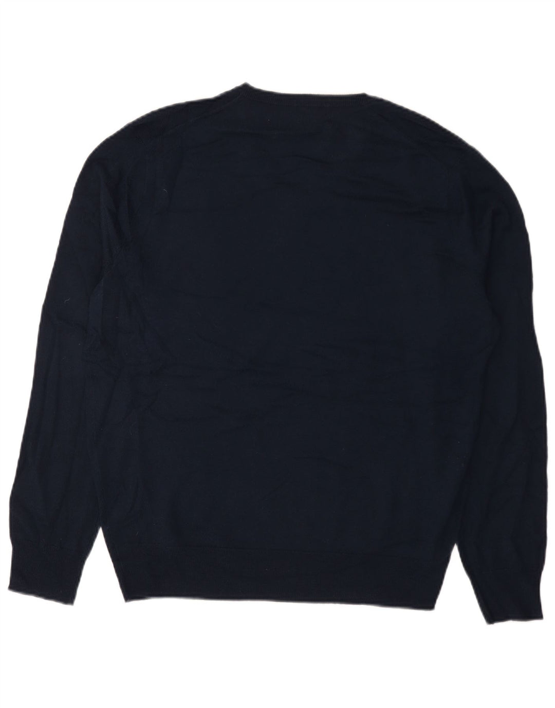 J. Crew Maglione da uomo con scollo a V grande acrilico blu navy