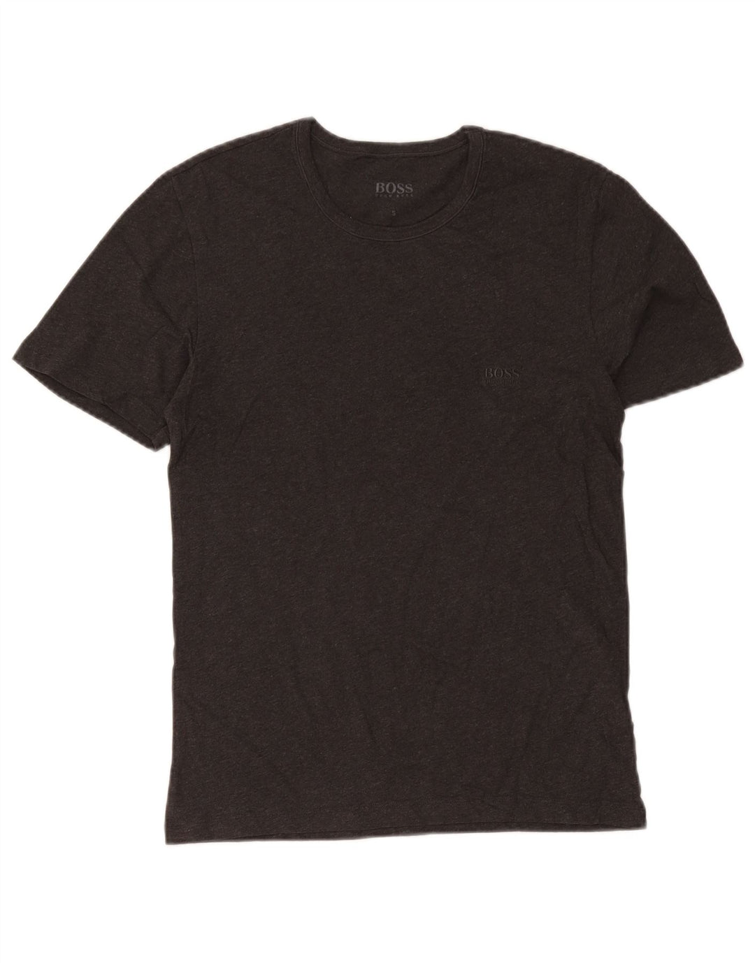 T-shirt da uomo Hugo Boss Top Small in cotone grigio