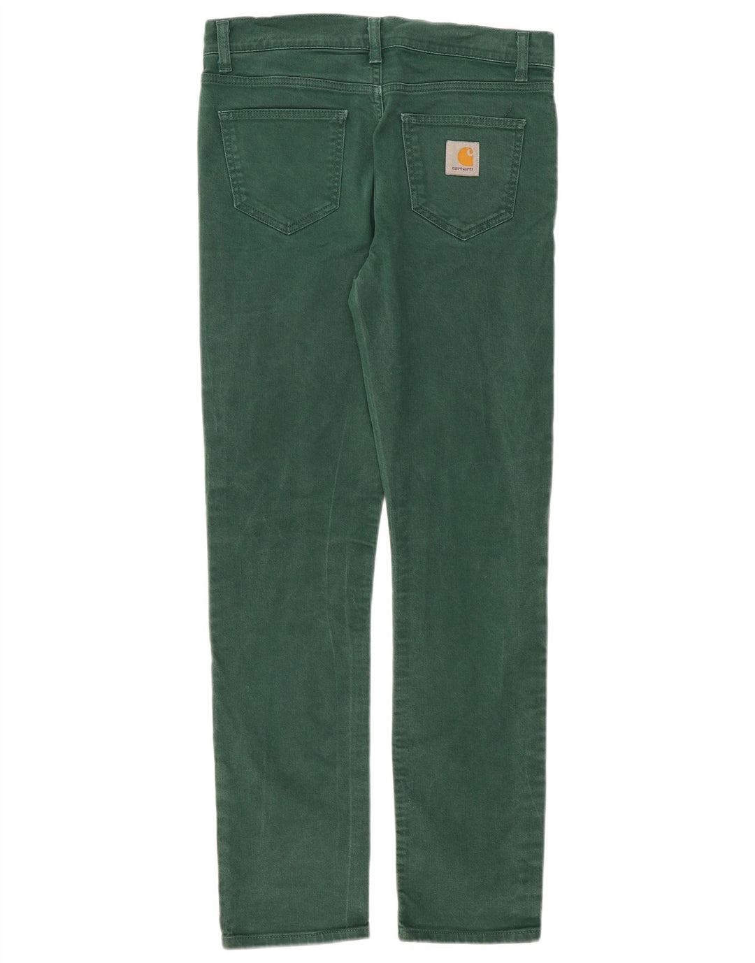 Jeans slim da uomo Carhartt W30 L32 cotone verde